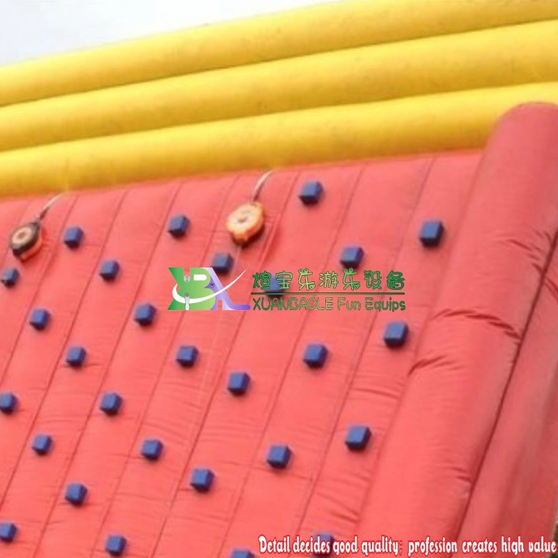 En14960 Approved Outdoor Inflatable Climbing Walls Sport Game 26FT Inflatable Rock Wall