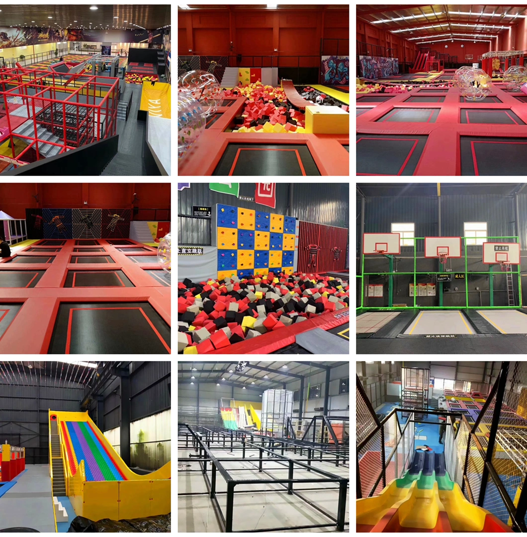 Indoor Adult Gymnastics Fitness Training Children&prime;s Playground Trampoline Park Equipment