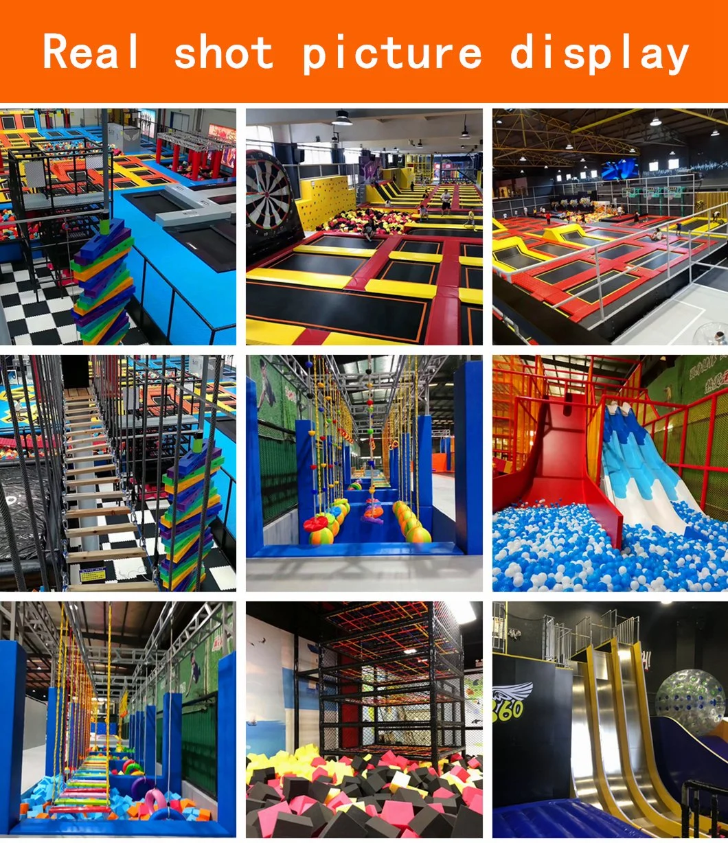 Indoor Adult Sports Small Trampoline Park Equipment Kids Fitness Playground