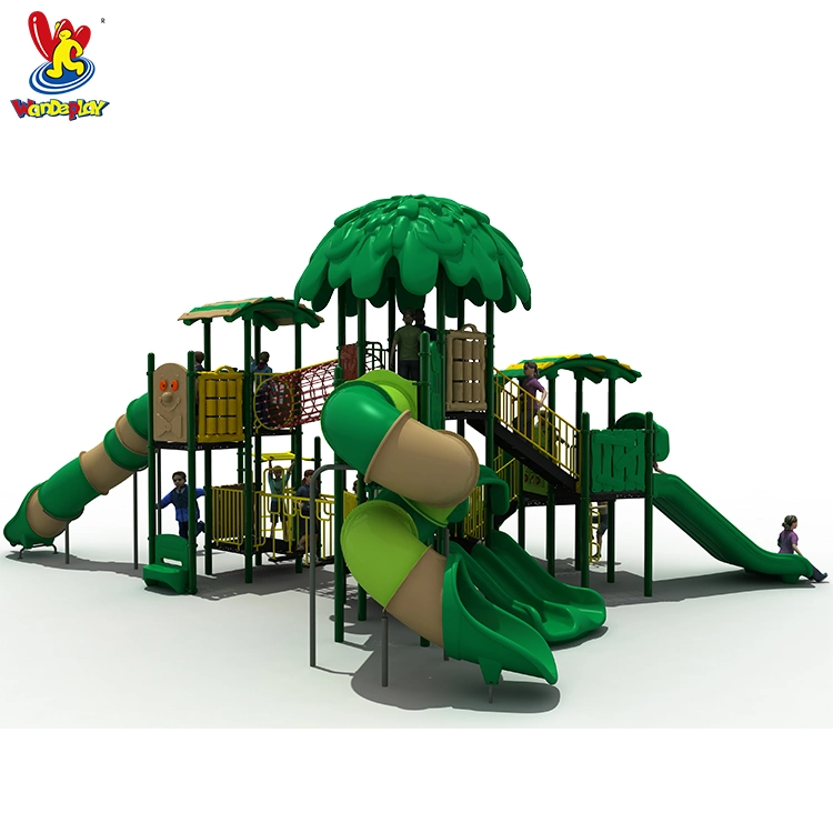 GS TUV Standard Amusement Park Original Forest Playsets Indoor Kids Toy Children Play House System Water Park Plastic Slide Games Outdoor Playground Equipment